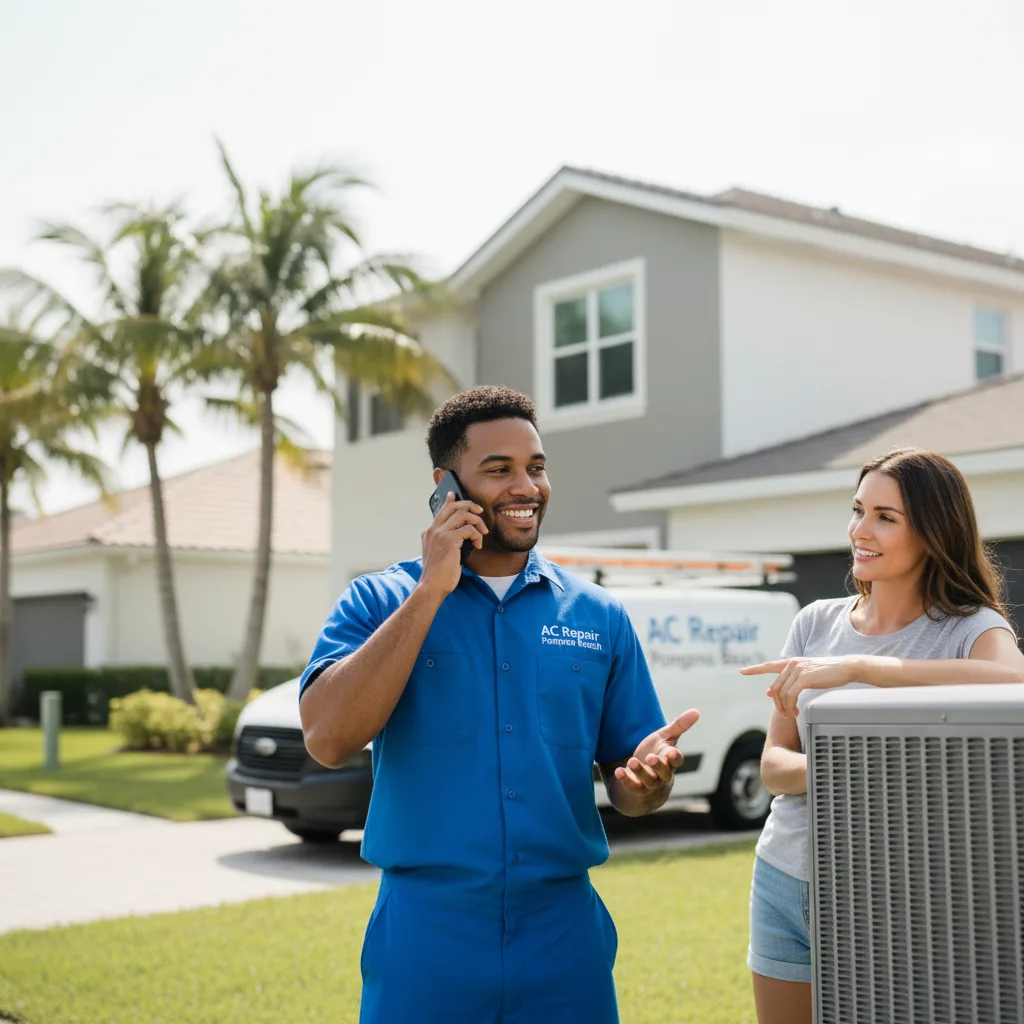 AC Repair Pompano Beach customer support in Britton